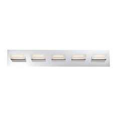 Olson 5-Light LED Bath Bar, Chrome Finish