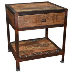 Industrial Side Tables And End Tables by Crafters and Weavers