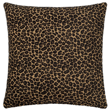 Linum Home Textiles Spots Decorative Pillow Cover, Black, Square