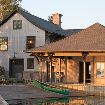 Eel Bay Island Boathouse with Living Quarters