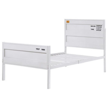 ACME Cargo Full Panel Kids Bed in White