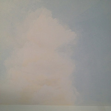 Sky Mural Boys Nursery