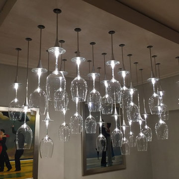 Wine Glass Chandelier