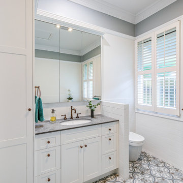 Rustic Charm Meets Modern Elegance - Main bathroom