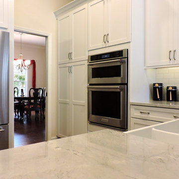 KITCHEN > WHITE CABINETS, WHITE COUNTERTOP, WHITE SUBWAY TILE, ALL TIME FAVORITE