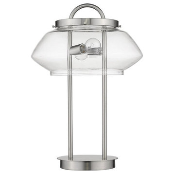 Trend Garner 2-LT Table Lamp TT80062SN - Satin Nickel