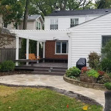 Winnetka, Azek Deck, Cedar Pergola & Patio