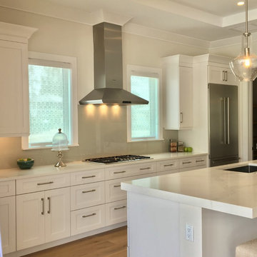 Back Painted Glass Backsplash