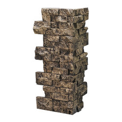 164-JERUSALEM STACKED CORNER 24"H X 7"W X 1"D - Wall Panels