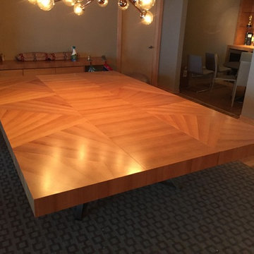 Table with leaves in it - 7ftx10ft