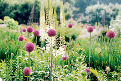 Design ideas for a coastal landscaping in New York.