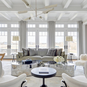 Beach Style Living Room