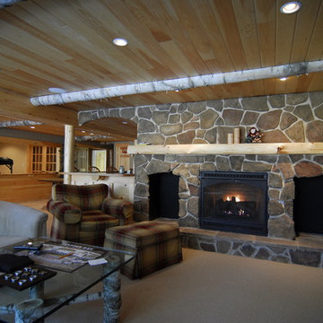 Adirondack Style Basement