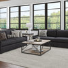 Nativa Interiors Kimpton 79" Sofa, Charcoal, Depth: Classic