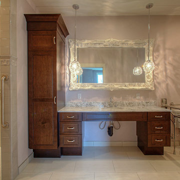 Glamorous Universal Design Bathroom