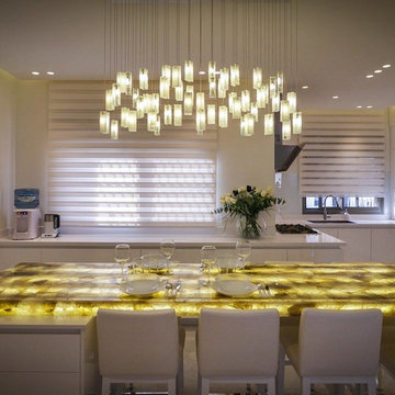 RAIN DROPS CHANDELIER by GALILEE LIGHTING