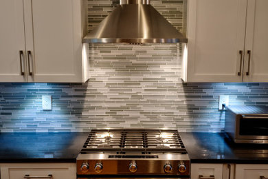 Example of a transitional kitchen design in Philadelphia