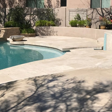 Hansen Travertine Patio Repair, Clean, Hone & Seal