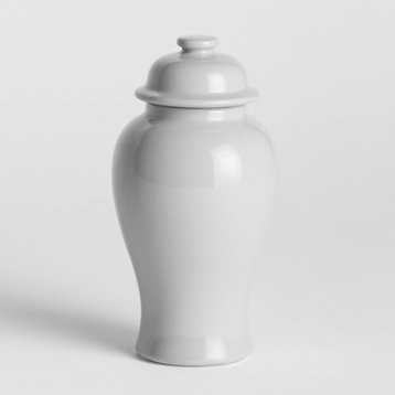 White Koa Jar, Mini-Small