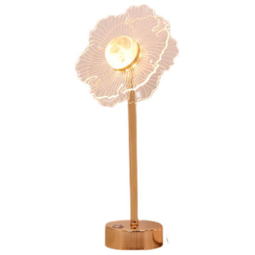Heiden | Magic Table LED Lamp in the Shape of Butterfly , 4 Petal Flower