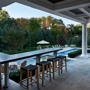 Bloomfield Hills, MI Residence - Covered Porch & Pool