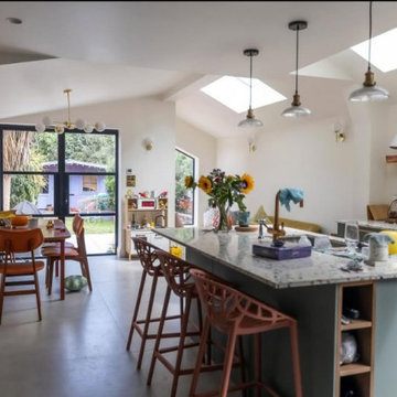 Kitchen Extension and Loft Conversion with Bathroom at E7 London