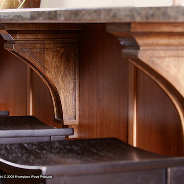Door style: Pendleton  |  Species: Eucalyptus  |  Finish: Truffle
