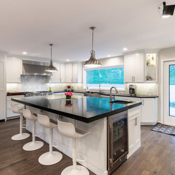 Excellent Kitchen and Living Space Remodeled in McLean, VA