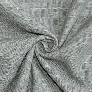 Dusty Blue Linen Fabric By The Yard, 4 Yards For Curtain, Dress Wholesale