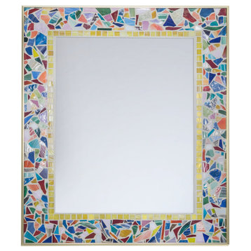 Spiritoso Mosaico Classic Mosaic Mirror, 16" X 20"