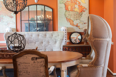 Inspiration for an eclectic dining room remodel in Philadelphia