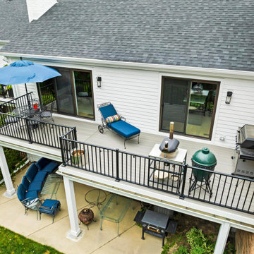 Azek Reserve Collection Driftwood Decking & Westbury Tuscany Rail