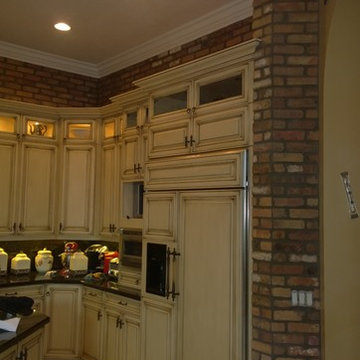 brick columns and block columns