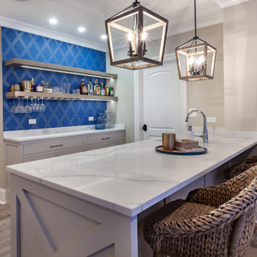 Basement Bar Cabinetry in Hinsdale, Illinois
