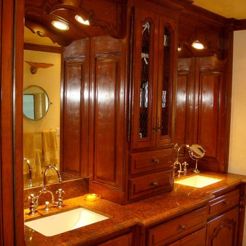 Traditional double vanity