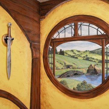 Johnny's Hobbit Hole Room Shire Window