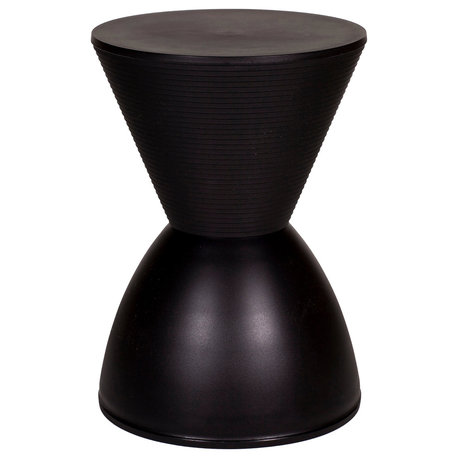 Bongo Indoor/Outdoor Side Table, Black