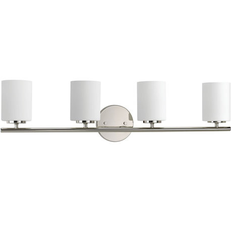 Replay 4-Light Bath Light, Polished Nickel