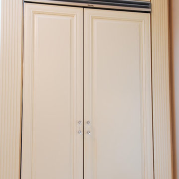 White Maple Traditional Kitchen with Black Granite in Germantown, MD