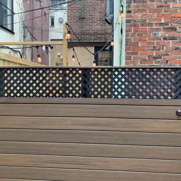 1st and 2nd Level Decks with matching Privacy Fence