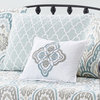 Tivoli IKAT 6-Piece Quilted Daybed Set, Teal