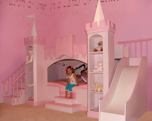 Princess Castle Bunk Bed Houzz 