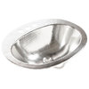 Seville Nickel 20" Oval Drop-In Bath Sink with Courant Faucet Kit