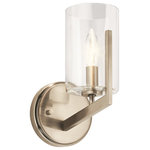 Kichler - Kichler Nye 9.75" 1 Light Wall Sconce, Clear Glass, Pewter - The Nye 9.75in. 1 light wall sconce features a mid century modern design in Classic Pewter and clear glass. A perfect addition in several aesthetic environments including contemporary and transitional.