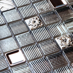 2013 New glass stone metal blend mosaic tile for bathrooms MAG0001 - Mosaic Tile