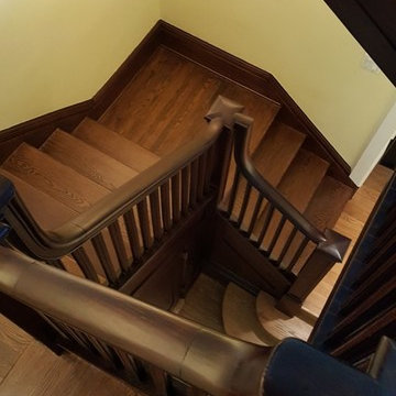 Pine Stairwell restoration