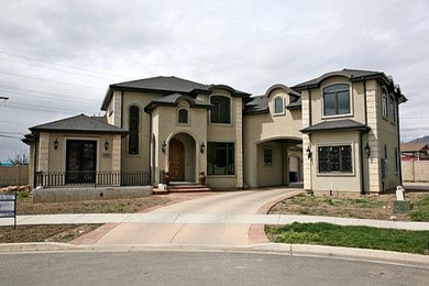 Example of a classic exterior home design in Salt Lake City