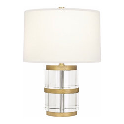 Robert Abbey - Robert Abbey Wyatt Clear Table Lamp - Table Lamps