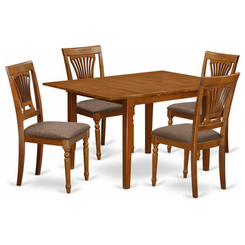 5 Pc Small Kitchen Table Set -Small Dining Tables And 4 Kitchen Chairs