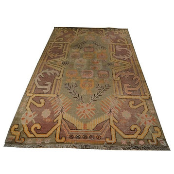 Antique Samarkand Khotan Oriental Rug, 5'x8'4"